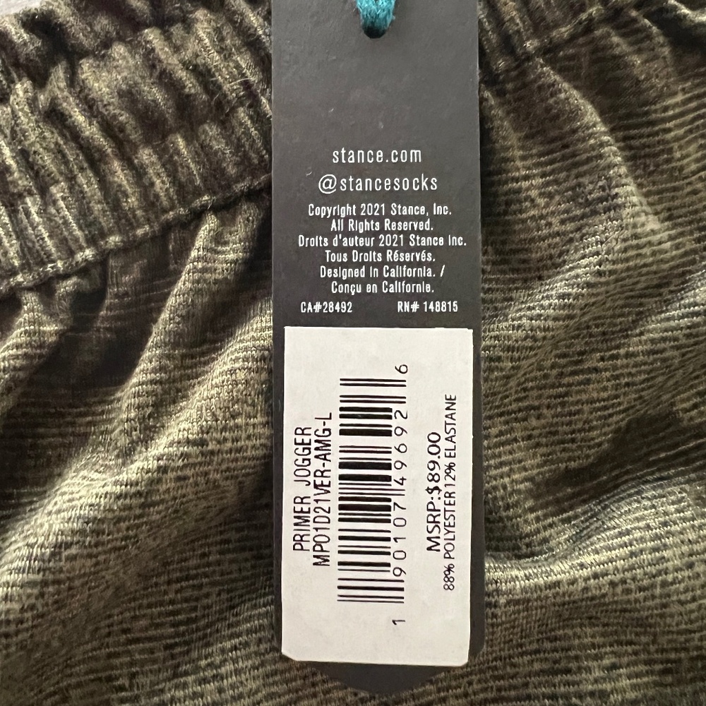 Stance SHELTER JOGGER WITH BUTTER BLEND